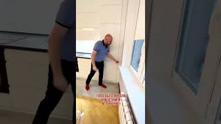 Кухни на заказ. Кухня как космический корабль. Белая эмаль в глянце