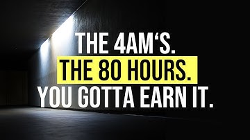 LISTEN to THIS SONG when you are ready to EARN YOUR SUCCESS 👊🏽 (Earn It Official Lyric Video)