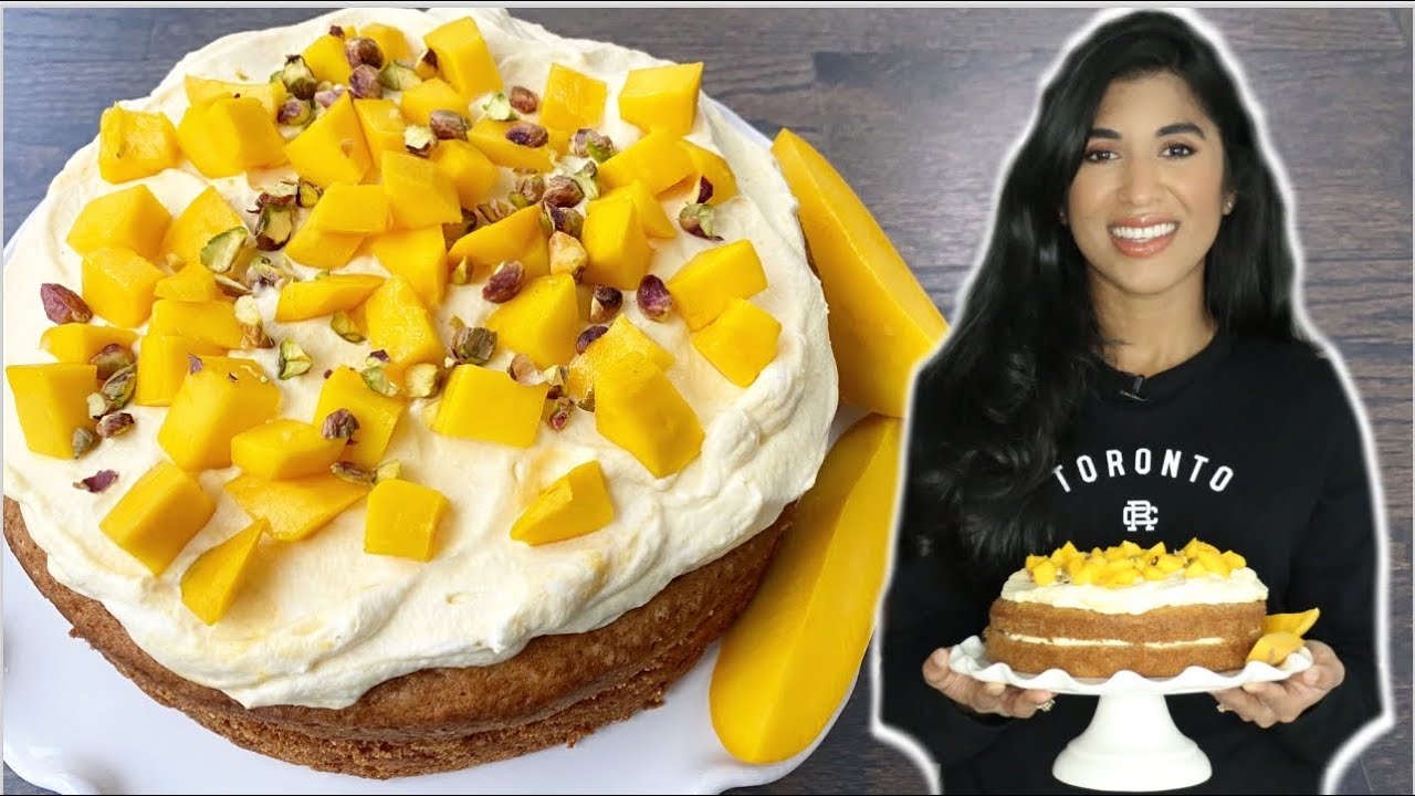 Mango Lassi Cake (Eggless!)