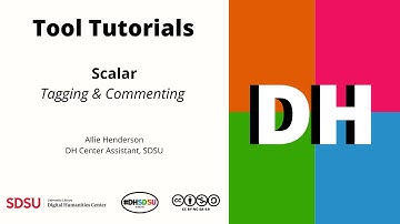 Tool Tutorials | Scalar | Tagging & Commenting 8/11