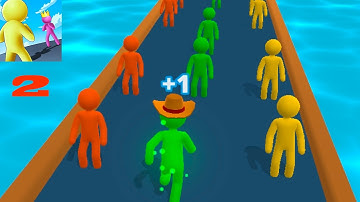 giant rush - Gameplay Walkthrough Part 2 Levels 6-10(Android, iOS)