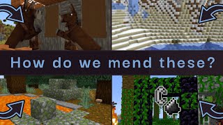 💡 How to improve the Mule, Snowy Beach, Forest Rock, and Flint and Steel in Minecraft