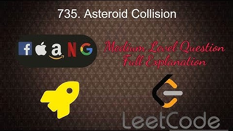 735. Asteroid Collision | Medium Level Interview Question Full Explanation in Python