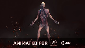 Zombie  |  Game Ready 3D Model