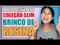 COMO FIZEMOS UM LINDO BRINCO DE RESINA - COL. SLIM