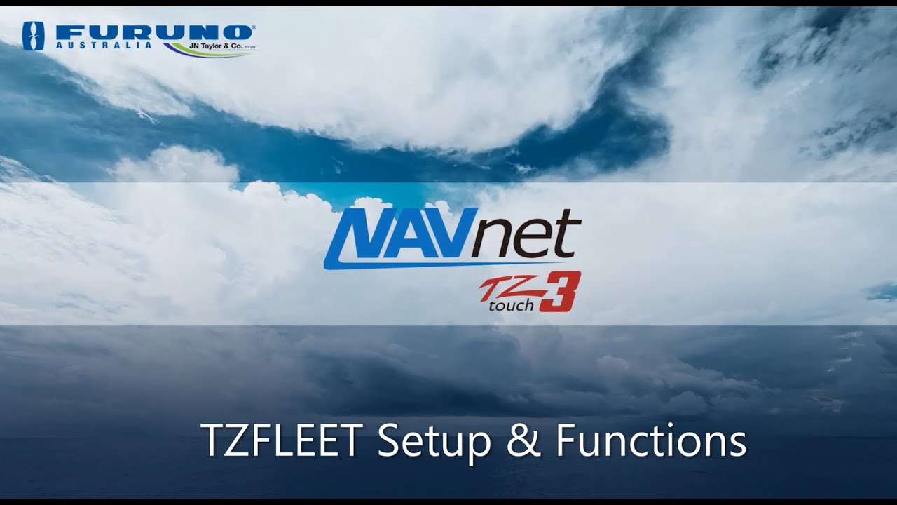 Furuno TZT3 Training Videos #7   TZFLEET Setup & Features