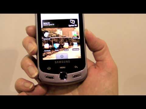 Samsung Moment for Sprint Android Phone Demo