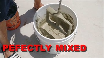 How to mix a small batches of MAPEI Floor Tile Mortar the Perfect Way