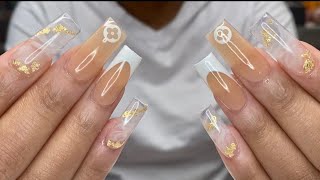 Marble Ombre Nail Art | Nail Tutorial ideas |