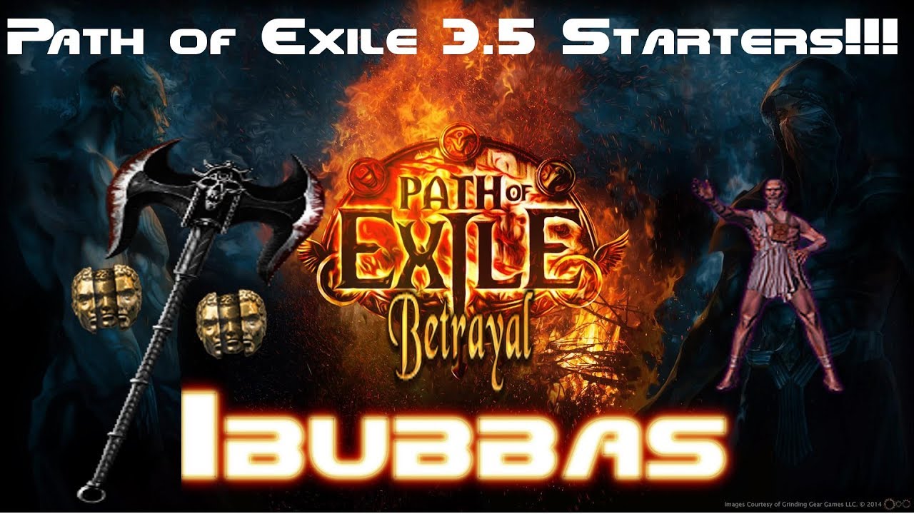 PoE 3.5.0 Starter Builds!!!!!