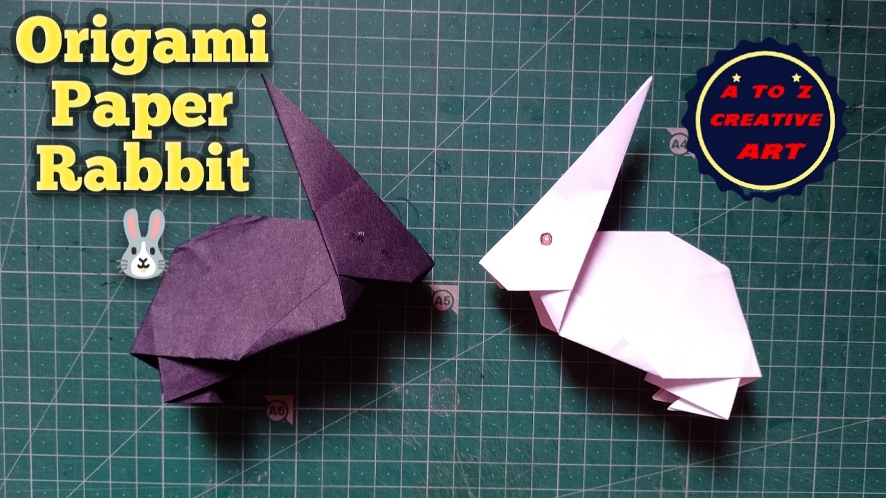 Easy Origami Rabbit 🐰 Rabbit Making Step By Step 🐇 Origami Paper Craft Tutorial For Kids