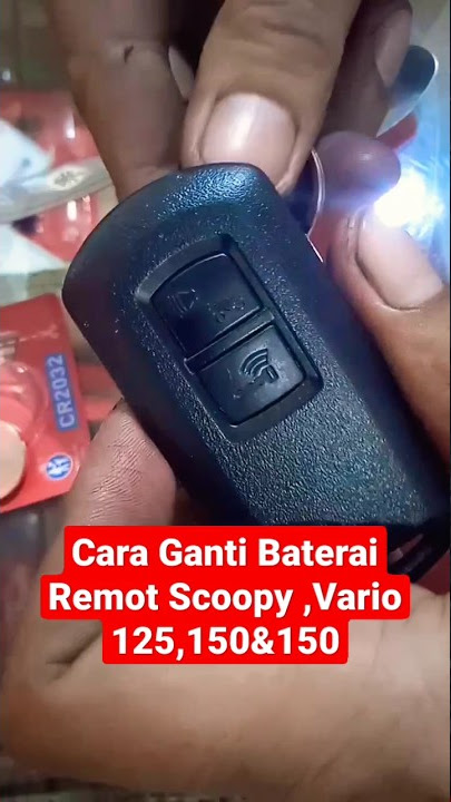 Cara Ganti Baterai Remot Scoopy, Vario 125,150&160#honda #mechanic #shorts #ytshorts #yt #reels