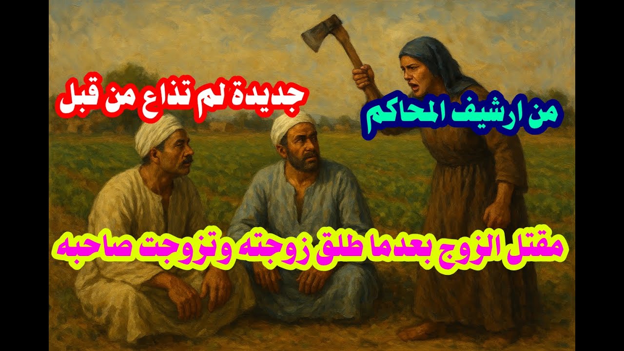 من ارشيف المحاكم حل لغز مقتل رجل فلاح بعدما طلق زوجته وتزوجت صاحب عمره والقاتل هيصدمك فعلا