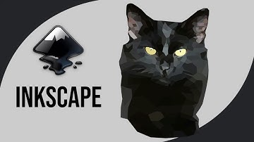 How To Create Low Poly Cat In Inkscape. Vector Drawing. Low Poly Art. Illustration. Speed Video.