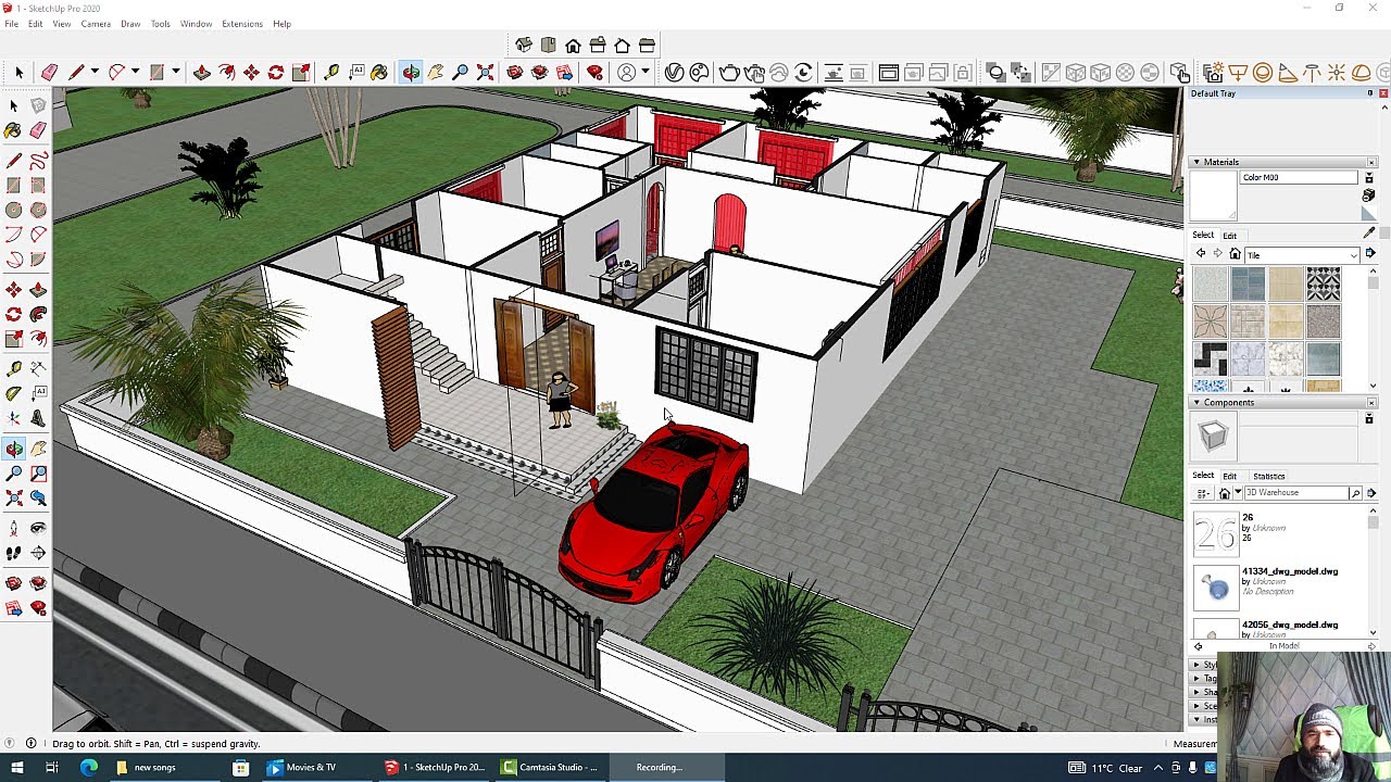 How To Design 3D House In Sketch Up YouTube