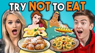 Try Not To Eat Challenge  Disney Food #2 | People Vs. Food