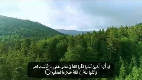 أواخر سورة الحشر