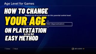 How To Change Your Age On PS4 Age Restrictions Fixed New screenshot 1