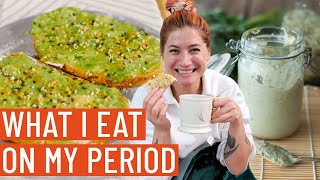 What I Eat in a Day on my Period! (Balanced and Vegan)