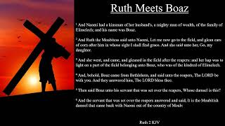 Ruth 2:1-7 KJV | Ruth Meets Boaz