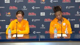 Lady Vols Basketball Coach Kim Caldwell, Talaysia Cooper Post-Game Vs. Ole Miss