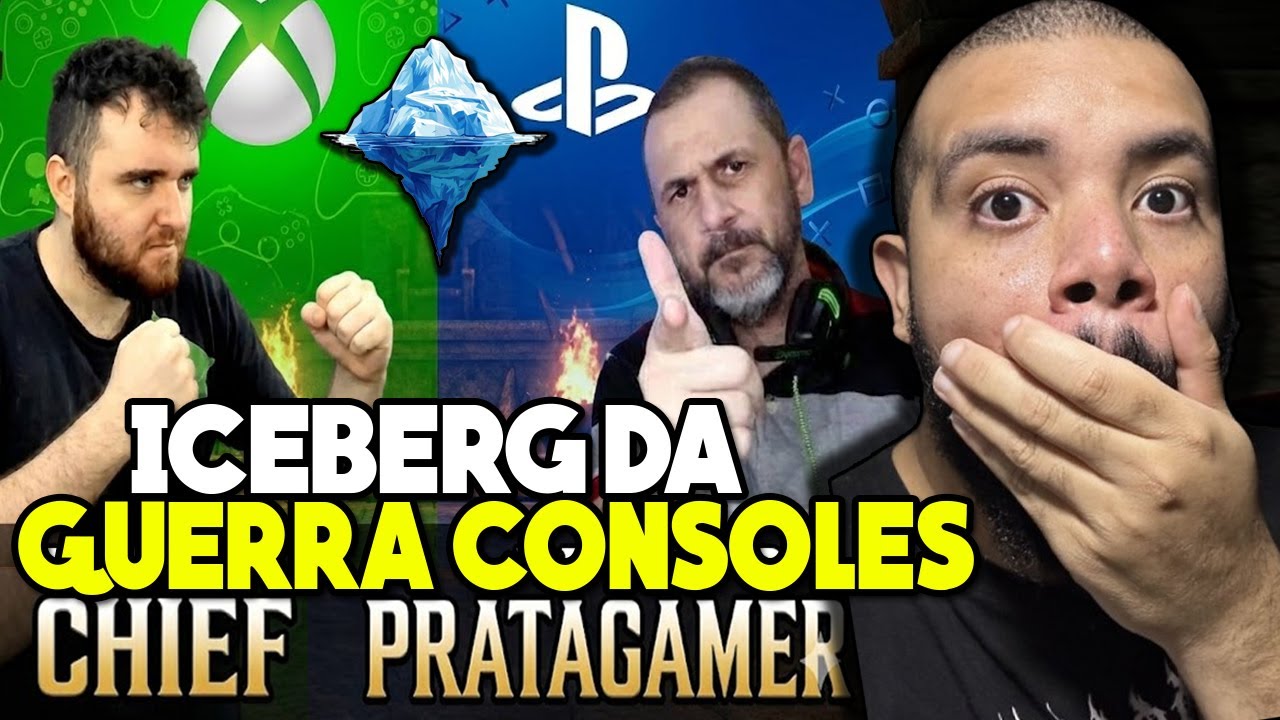 LUANGAMEPLAY REAJANDO AO ICEBERG DA GUERRA DE CONSOLES