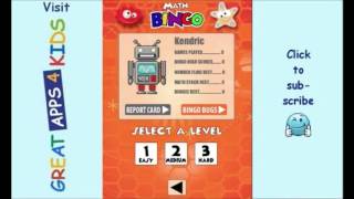 Math Splash Bingo App Trailer screenshot 3