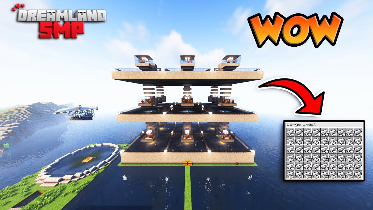 I Built the BIGGEST IRON FARM in Minecraft | Dreamland SMP - YouTube