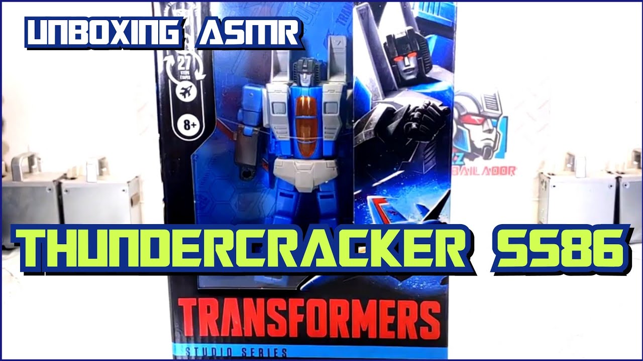 UNBOXING Transformers Decepticon  Voyager THUNDERCRACKER STUDIO SERIES 86 (SEMI ASMR)