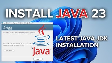 How to Download & Install Java JDK 23 on Windows 11 (2025)