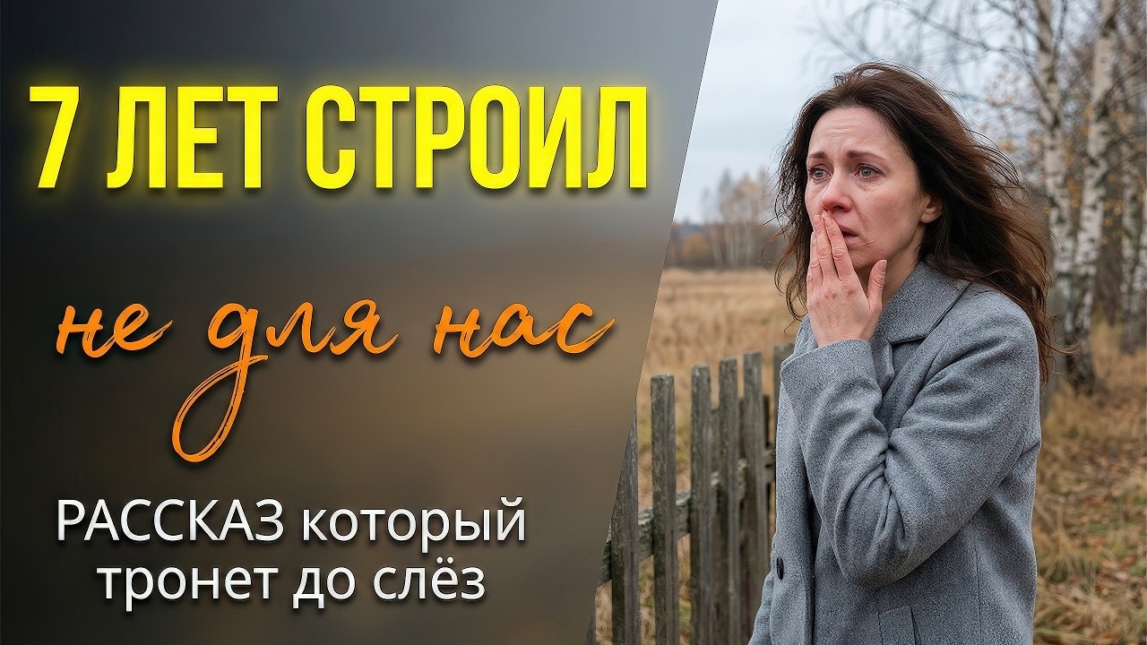 «7 ЛЕТ СТРОИЛ НАМ ДОМ». Я плакала когда читала эту историю... Жизненны рассказ.