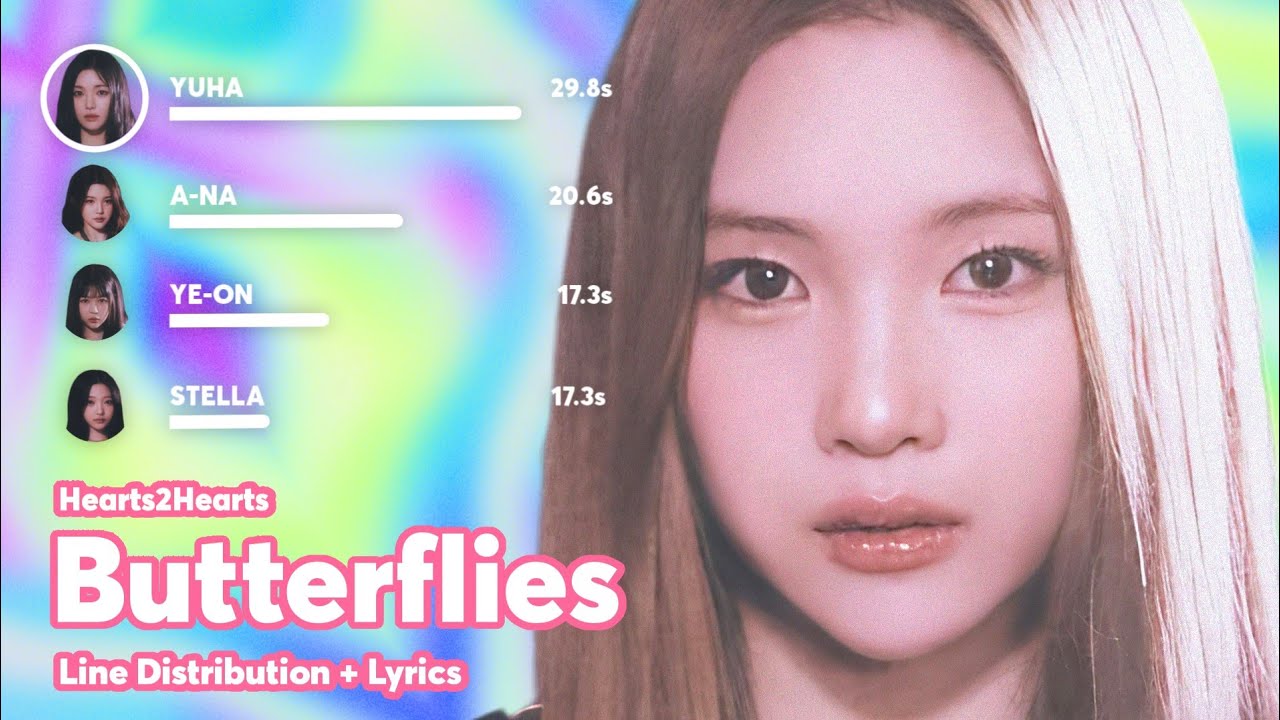 Hearts2Hearts (하츠투하츠) - Butterflies | (Line distribution +