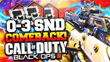 CLUTCH 0-3 SnD COMEBACK w/ COMPETITIVE M8A7 CLASS SETUP ON BLACK OPS 3! COD BO3 SEARCH & DESTROY