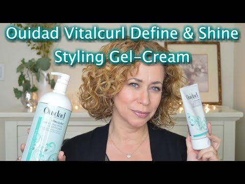 Ouidad Vitalcurl Define & Shine Styling Gel-Cream REVIEW - YouTube