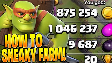 Best Use of Sneaky Goblin - Best to loot on TH 11