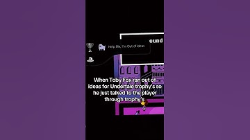 Thumbnail of btw he did this cuz the console versions FORCED him to add trophies #deltarune #undertale #gaming