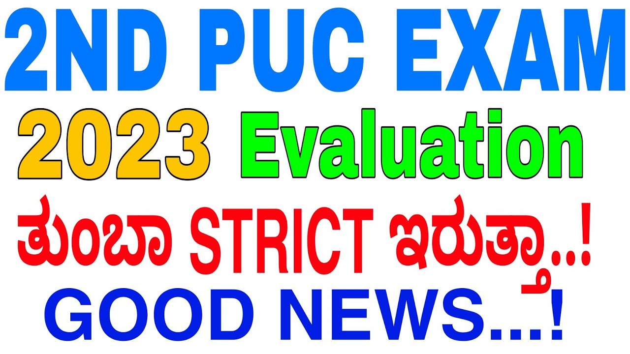 good-news-2nd-puc-2023-scheme-of-evaluation-2nd-puc-exam-2023-2nd