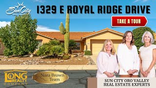 Active Adult Living in Sun City Oro Valley | Arizona Home Tour | 1329 E Royal Ridge Dr. | Nara Brown