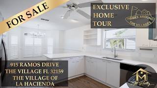 Ultimate Golf Course Living! Tour This Upgraded 2,000  SQFT in The Villages!