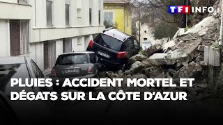 Pluies torrentielles : accidents et éboulements sur la Côte d’Azur