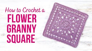How To Crochet A Lacey Flower Granny Square Easy Step By Step
