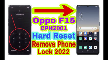 Oppo F15 (CPH2001) Hard Reset/Remove Phone Lock 2022 || Unlock Pin/Pattern/Password 100% Working