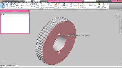 Flywheel (Video Tutorial) Autodesk Inventor