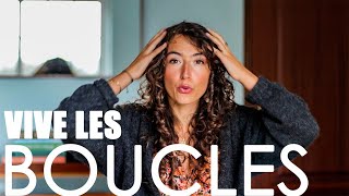 ROUTINE CHEVEUX BOUCLES AU NATUREL | Cheveux secs et bouclés