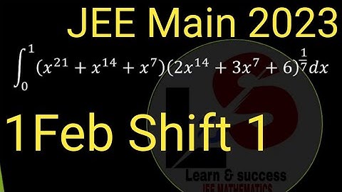 1 minute Challenge 😀🕵️🎯 JEE Main 2023 (1Feb Shift 1) How to solve definite integration problems