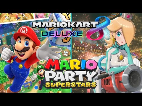 Mario Kart 8 Deluxe + Mario Party Superstars | Playing
