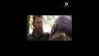 Crying Moments Of Thor And Hits Thanos For Killing His Brother