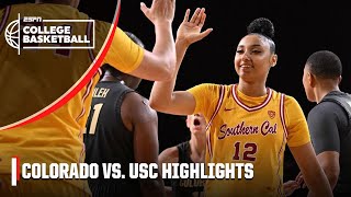 PAC-12 BATTLE 🔥 Colorado Buffaloes vs. USC Trojans | Full Game Highlights | ESPN College Basketball