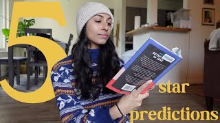 reading vlog: 5 star predictions ⭐️ finding a new favorite book (no spoilers)