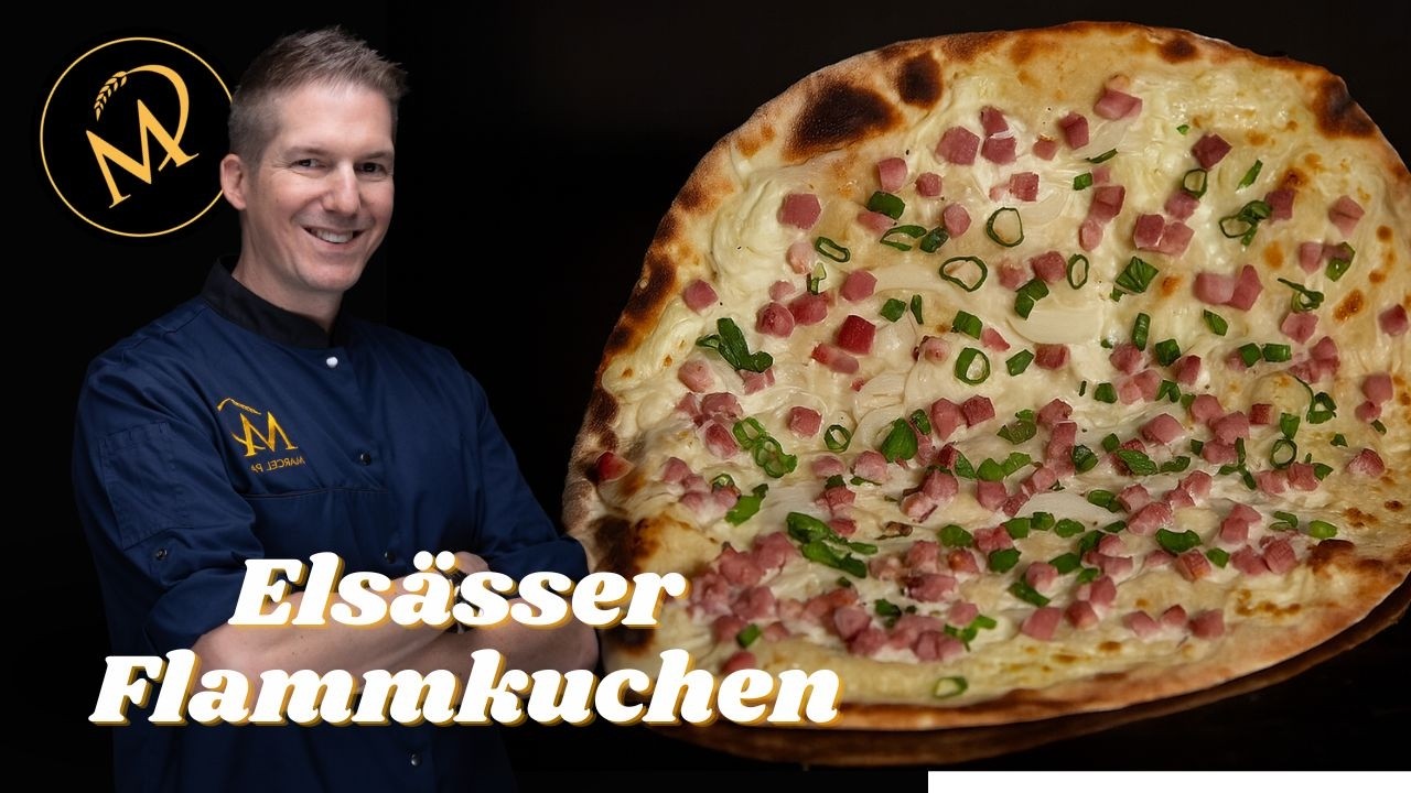 Bestes Flammkuchen Rezept🔥-Klassischer Elsässer Flammkuchen